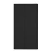 3660141931242-Armoire basse à rideaux EASY OFFICE - 110 x 204 x 41,5 cm - Corps, rideaux et poignée noir--0