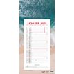 Quo Vadis Evasion - Calendrier bloc mensuel - 16 x 33,5 cm