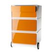 0000793672231-Caisson de bureau mobile EASYBOX - 2 tiroirs et 2 plumiers - Orange--0