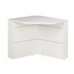 3483600288912-Banque d'accueil en angle à 90° SUNDAY - L83 x H74 x P83 - Gris--0