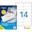 3270241189865-Apli Agipa - 1400 Étiquettes adhésives blanches multi-usages - 99,1 x 38,1 mm - coins arrondis - réf--0