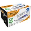 BIC VELLEDA 1701 - Pack de 12 marqueurs effaçables - pointe ogive - noir