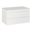 Plan d'accueil bas SUNDAY - L120 x H74 x P72 - Gris