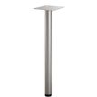 Pied tube - diamètre 60 mm - gris - Gautier