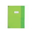 Oxford School Life - Protège cahier - 17 x 22 cm - vert translucide