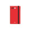 3664447135250-Agenda de poche Flex - 1 semaine sur 2 pages - 9,5 x 17,5 cm - rouge - Oberthur--0