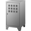 Casier de bureau avec pieds - 74 x 40 x 40 cm - aluminium