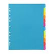 3135251547312-Viquel Happy Fluo - Intercalaire 12 positions - A4 Maxi - polypropylène coloré--1