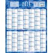 Bouchut 229 - Calendrier bancaire recto 14 mois - 55 x 43 cm - bleu