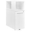 Caisson mobile à sortie totale YES ! - Profondeur 80 cm - top surmeuble Blanc