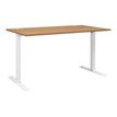 Bureau YES ! - 120 cm - Pieds métal fixes - Merisier