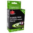 Cartouche compatible HP 302XL - pack de 2 - noir, cyan, magenta, jaune - Uprint