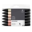 884955070390-ProMarker - Pack de 6 marqueurs double pointe - teint peau--0