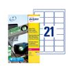 Avery - 420 Étiquettes ultra résistantes blanches - 63,5 x 38,1 mm - Impression laser - réf L7060-20