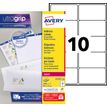 Avery - 1000 Étiquettes adresse blanches - 99,1 x 57 mm - Impression laser - réf L7173-100