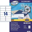 Europe100 - 1400 Étiquettes multi-usages blanches - 99,1 x 38,1 mm - réf ELA042