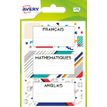 5014702135347-Avery - 15 Étiquettes scolaires flamant rose/pastèque/ananas--0