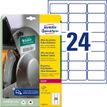 Avery - 240 Étiquettes ultra résistantes blanches - 63,5 x 33,9 mm - Impression laser - réf L7912-10