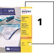 Avery - 100 Étiquettes multi-usages blanches - A4 - réf 3478-100
