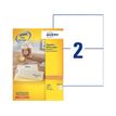 Avery - 200 Étiquettes multi-usages blanches - 210 x 148 mm - réf 3655-100