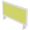 Écran de séparation en polystyrène - H33 x L60 cm - vert