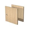 7331910014768-Jeu de 2 portes pour bibliothèque MAXICOLOR - imitation chêne clair--0