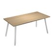 Bureau LEONARDO - 180 cm - Chêne chants chêne