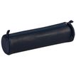 3329684101610-Clairefontaine - Trousse ronde - cuir teinté - bleu foncé--0