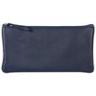 Clairefontaine - Trousse plate - cuir teinté - bleu foncé
