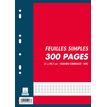 3020120142678-Cambridge - feuilles simples A4 - 300 pages - grands carreaux - perforées--0