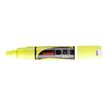 4902778140109-UNI CHALK - Marqueur craie - pointe biseau large - jaune-Angle gauche-1