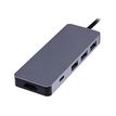 3303170099414-T'nB iClick 6 in 1 USB-C - station d'accueil 6 ports - HDMI, 3 USB 3.0, 2 USB-C-Arrière-3