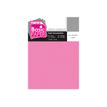Pickup - Carton de lin - A4 (210 x 297 mm) - 215 g/m² - 10 feuilles - cyclamen