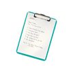 Leitz - Porte-bloc A4 - pour 80 feuilles - bleu menthe