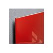 4004360887765-Sigel Artverum - Tableau magnétique en verre - 12 x 78 cm - rouge-Gros plan-1