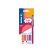 3131910431343-Pilot FriXion Ball Stick - 6 Rollers effaçables - couleurs chaudes assorties-Avant-0