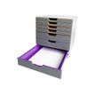 4005546701943-Durable Varicolor - Module de classement 7 tiroirs - multicolore-Angle droit-0