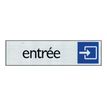 Pickup - Plaque de signalisation - 165 x 44 mm - entrée