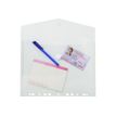 Exacompta - 5 Pochettes enveloppes perforées à scratch - A4 - transparentes