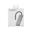 3303170099414-T'nB iClick 6 in 1 USB-C - station d'accueil 6 ports - HDMI, 3 USB 3.0, 2 USB-C-Avant-6