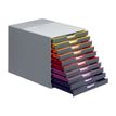 4005546701615-Durable Varicolor - Module de classement 10 tiroirs - multicolore-Angle gauche-1