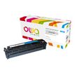 3112539604844-Cartouche laser compatible HP 128A - cyan - Owa K15414OW-Angle gauche-0