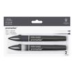 884955070734-ProMarker - 2 Marqueurs double pointe - noir et blender-Avant-0
