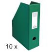3130632901639-Exacompta - 10 Porte-revues polypro - dos 100 mm - vert - livrés à plat--0