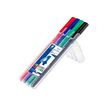 STAEDTLER triplus broadliner 338 - Pack de 4 feutres fins - pointes et couleurs assorties