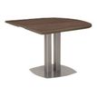 3483600396013-Table demi-ovale VERMONT - Noyer fumé-Angle gauche-0