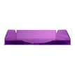2012349308554-Exacompta Ecotray - Corbeille à courrier violet translucide-Avant-0