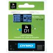 5411313450164-Dymo D1 - Ruban d'étiquettes auto-adhésives - 1 rouleau (12 mm x 7 m) - fond bleu écriture noire --0