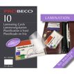 5705925101089-Probeco - 10 Pochettes plastique adhésive pour porte carte de visite 60x95 mm--0
