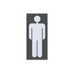 Pickup Home 3D - Pictogramme frame Homme - gris